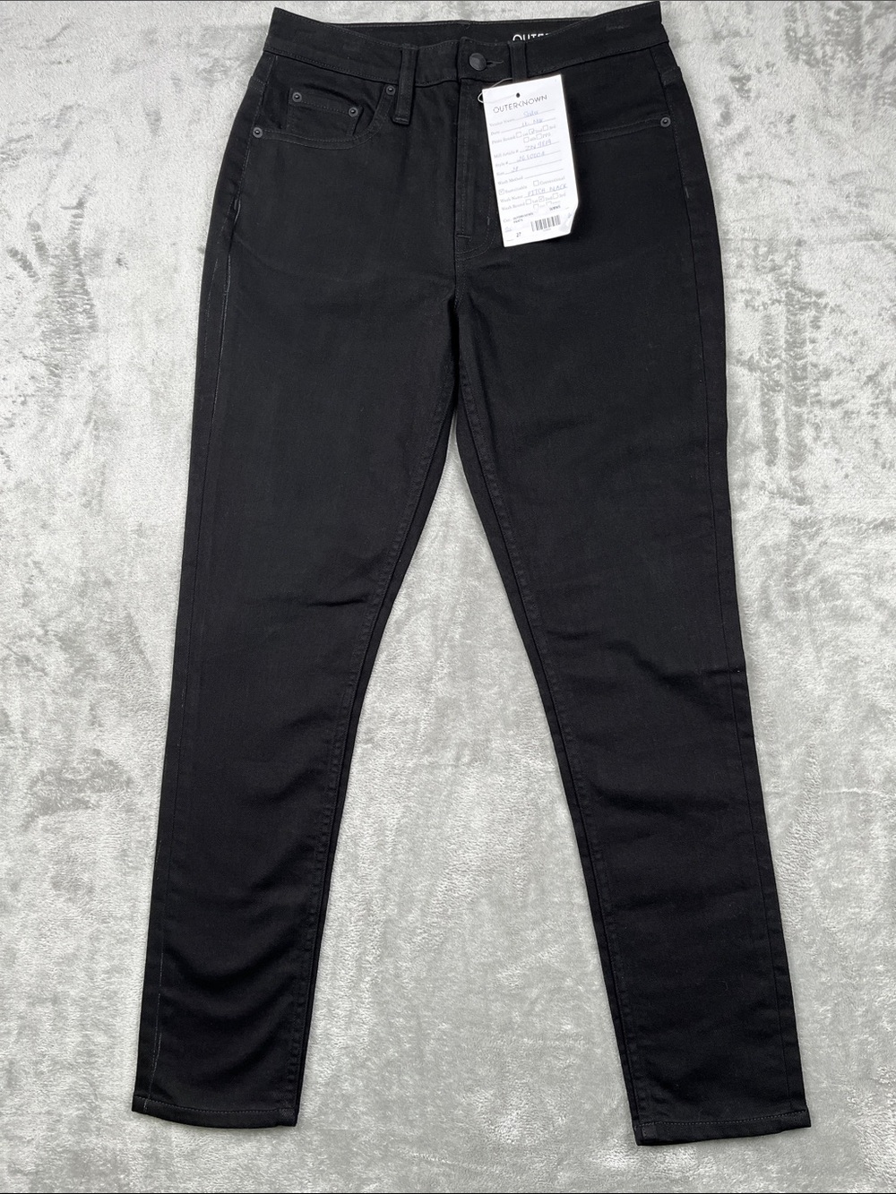 NEW Outerknown 27, 4 Black Skinny Jeans SAMPLE